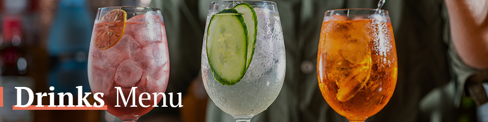Drinks Menu at The Ranelagh